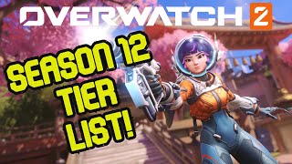 Overwatch 2 Season 12 Hero tier list [upl. by Hertzog967]