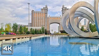 A walk through the center of Kazakhstans capital  Astana  Kazakhstan in 4K [upl. by Uund]