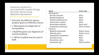 Virtual Skin NTDs Training for Health workers 8  Mycetoma Madura Foot [upl. by Blau]