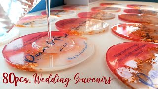 80pcs Resin Wedding Souvenirs  RESIN CRAFTS 101  Small Business Ideas  Tiktok Small Business [upl. by Eremaj463]