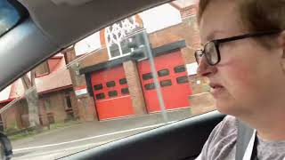 Me driving past Ferndown Fire Station [upl. by Jehiah]