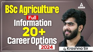 BSc Agriculture 20 Career Options  BSc Agriculture Complete Information  By Krashna Sir [upl. by Silecara]