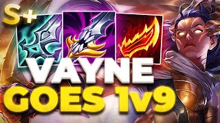 VAYNE GOES FULL 1V9 TO SAVE THE GAME [upl. by Diane-Marie758]