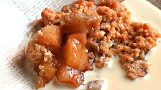 How To Make The Best Apple Crumble  Quick and Easy Apple Crumble Recipe  Homemade Apple Crumble [upl. by Acila366]