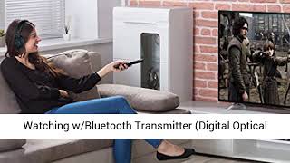 Avantree HT4189 40 Hrs Wireless Headphones for TV Watching wBluetooth Transmitter [upl. by Oletta]