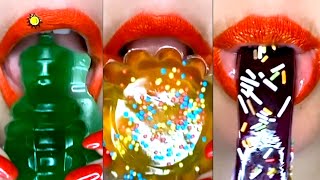 ASMR Lippen Gelee Süßigkeiten Essensgeräusche [upl. by Ennahs]