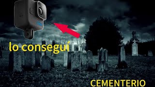 grabe ACTIVIDAD PARANORMAL en un cementerio GRABÉ POR 24HRS  CASA MISTERIO [upl. by Halla]