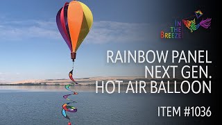 Rainbow Panel NG Hot Air Balloon  In the Breeze [upl. by Koralle]