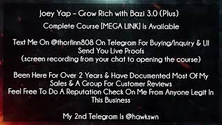 Joey Yap – Grow Rich with Bazi 30 Plus Course Download [upl. by Potash]