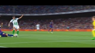 Javier Mascherano great tackle vs Real Betis [upl. by Sivet]