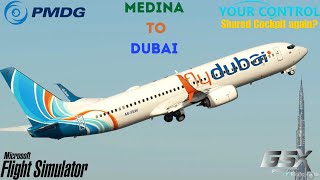 PMDG 737800  Sharing Cockpit in Flydubai Ops  Vatsim ATC  MSFS 2020 LIVE [upl. by Kcirdle]