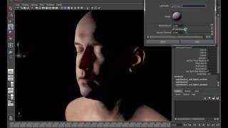 Maya CGFX Shader SSS effect [upl. by Steffin44]