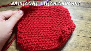 How to Waistcoat stitch crochet crochettutorial waistcoat foryou crocheters fypシ゚viral fyp [upl. by Godrich893]