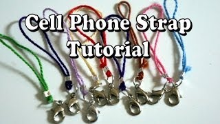 How to Make Your Own Cellphone Straps [upl. by Romeo]