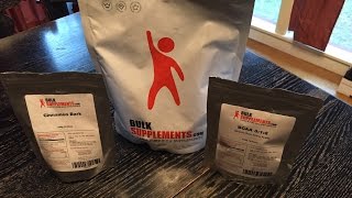 Bulk Supplements packaging and product review [upl. by Rhyne]