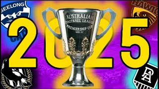 My Early 2025 AFL Ladder Predictions [upl. by Abijah]