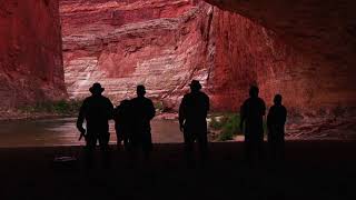 Hualapai Bird Singers at Redwall Cavern in the Grand Canyon [upl. by Esoj740]