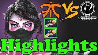 Dota 2  Invictus Gaming VS Fnatic  Highlights  Group Stage  The International 5 ti5 [upl. by Moselle]