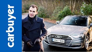 Audi A8 2018 indepth review  Carbuyer [upl. by Percy]