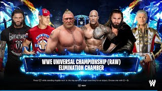 BROCK LESNAR SPECIAL ELIMINATION CHAMBER  WWE 2K24  TR Gamer [upl. by Noirda]