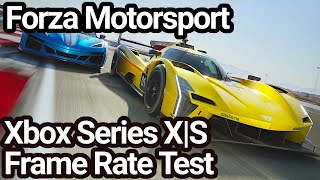 Forza Motorsport Xbox Series X amp Xbox Series S Frame Rate Comparison [upl. by Nosimaj146]