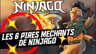 LES 6 PIRES MÉCHANTS DE NINJAGO   Mode Trash 1 [upl. by Currier698]