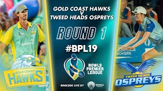 BPL19  Round 1  Hawks v Ospreys [upl. by Itaws]