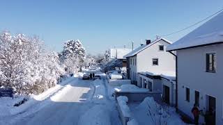 Winterflug über Maisach LK Fürstenfeldbruck [upl. by Nnylannej]