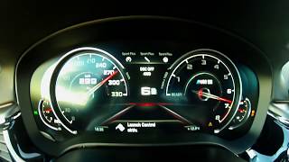 BMW M5 F90 0310 kmh Launch Control Highspeed Test sport auto [upl. by Nirihs584]