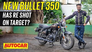 Royal Enfield Bullet 350 review  How close to the Classic  First Ride  Autocar India [upl. by Lindbom]