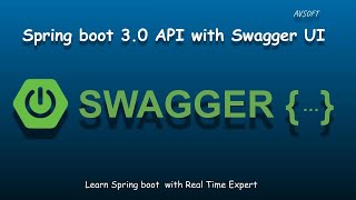 Swagger with Spring Boot 30 [upl. by Maite]