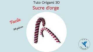 Tuto Sucre dorge Origami 3D [upl. by Garfield]