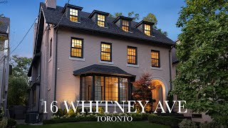 Rare Rosedale masterpiece  16 Whitney Ave Toronto [upl. by Pomeroy349]