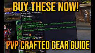 How Crafted Gear Works in PvP [upl. by Aietal375]