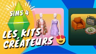 On découvre les kits créateurs 😍 SIMS 4 [upl. by Mandal241]