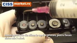 CISS Canon Pixma MG5450 amp MG6350  Tutorial Instalare  CISSmarket [upl. by Edmund]