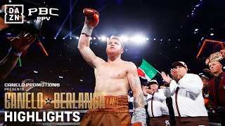 FIGHT HIGHLIGHTS  Canelo Alvarez vs Edgar Berlanga [upl. by Emogene666]