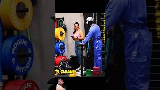 cute 🥰 Gym girl reaction🧐🤯gym attitude sorts bhupendra pathak fitness sorts [upl. by Armillda]