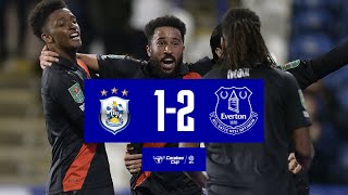 TOWNSEND WINS IT FOR 10MAN TOFFEES  HUDDERSFIELD TOWN 12 EVERTON  CARABAO CUP HIGHLIGHTS [upl. by Worthington]