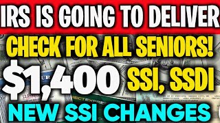 IRS IS GOING TO DELIVER 1400 CHECK FOR ALL SENIORS 3 HUGE CHANGES COMING SOON FOR SOCIAL SECURITY [upl. by Wakeen164]