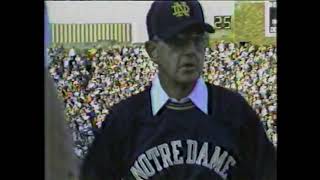 Miami Hurricanes vs Notre Dame Fighting Irish 10151988 quotCatholics vs Convictsquot [upl. by Rosenwald929]