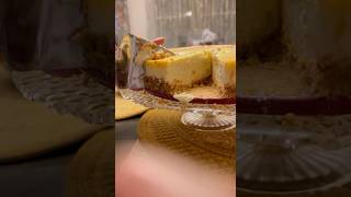 Baked cheesecake for the first time [upl. by Anilah]