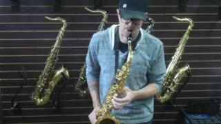 Saxquest Ben Plays New Yamaha YTS62 SIII Tenor in Gold Lacquer [upl. by Simmonds895]