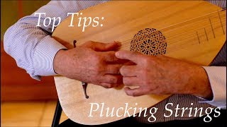 Luteshops Top Tips  Plucking Strings [upl. by Eno]