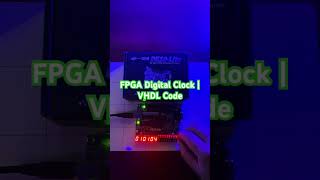 Altera FPGA Digital Clock  VHDL Code Tutorial [upl. by Ita]