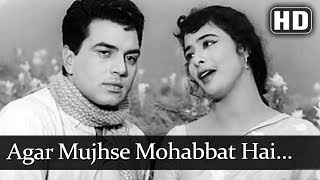 Agar Mujhse Mohabbat Hai HD  Aap Ki Parchhaiyan Song  Dharmendra  Supriya Choudhury [upl. by Fonzie]