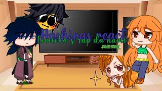 🍊 Hashiras react Tomiokas rap da Nami 🇧🇷🇺🇸 💙 [upl. by Mathew829]