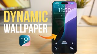 How to Enable Dynamic Wallpaper on iPhone 16  iOS 18 [upl. by Derfniw]