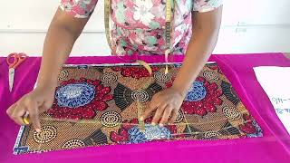 HOW TO CUT A PENCIL  STRAIGHT SKIRT FOR BEGINNERS [upl. by Lad]