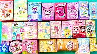 Unboxing 23 MYSTERY SURPRISE BOXES  ASMR Miniso Hello Kitty toys  NO Talking [upl. by Orose]